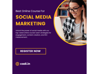 Best online course for social media marketing in zirakpur (CADL)