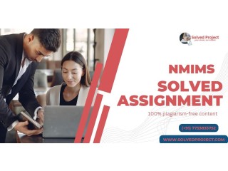 Excel Academically with Solved Project: Your NMIMS Assignment Solution