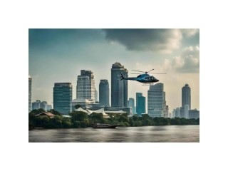 Experience Singapore's Sky High with Helicopter Tours in your Nitsa Holidays Singapore trip package.