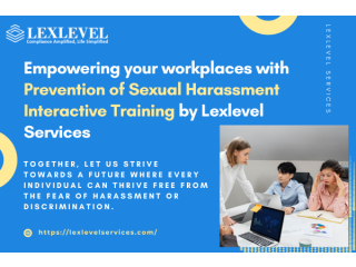 Prevention of Sexual Harassment Interactive Training by Lexlevel Services
