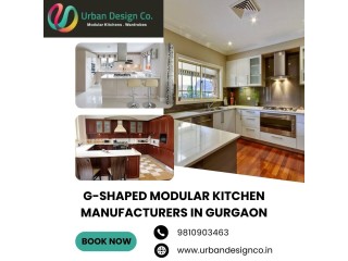 G-shaped modular kitchen manufacturers in Gurgaon