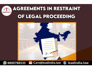 Top agreements in restraint of legal proceedings