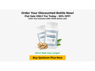 Quietum Plus Reviews - [TOP 5 Reasons!] With PRICE?
