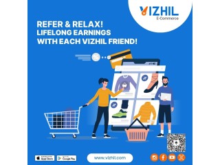 Unlock rewards with vizhil: refer friends and earn cash back!