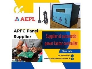 Top APFC Panel Supplier Automatic Power Factor Controller Supplier Aaradhya Electronics.