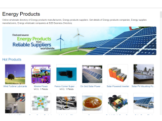 Energy Solutions supplier and providers