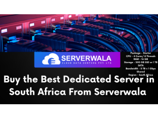 Buy the Best Dedicated Server in South Africa From Serverwala