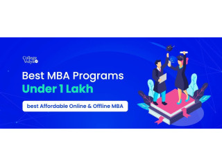 Top MBA Under 1 Lakh In India - Best Alternative In 2024