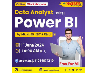 Best Free Workshop on Data Analyst using Power BI in Hyderabad 2024