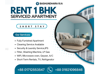 Luxurious One Bed Room Apartments For A Premium Experience In Bashundhara R/A.