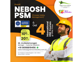 Nebosh Process safety Management online in Chennai at best price