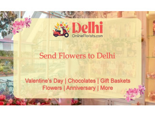 Online flower bouquet delivery in Delhi