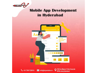 Mobile App Development in Hyderabad - Sky Web Design Technologies