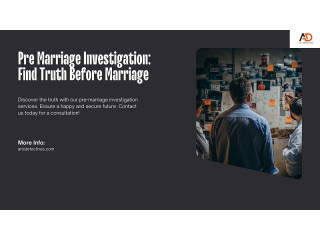 Pre Marriage Investigation: Find Truth Before Marriage