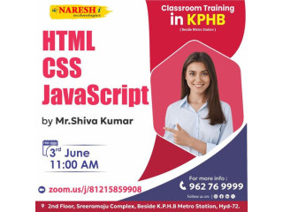 Best Html | CSS | JavaScript Training in Hyderabad 2024.