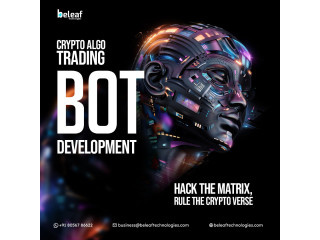 Crypto algo trading bot development company