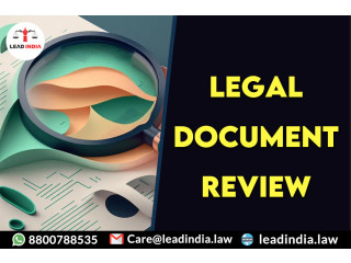 Lead india | legal document review | legal firm