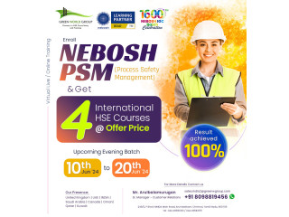NEBOSH PSM course in Chennai online course
