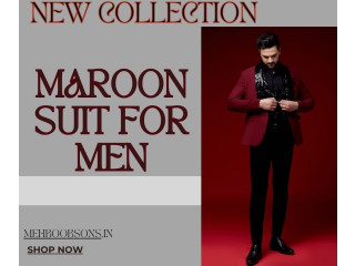 Maroon Suits for Men: The Ultimate Fashion Statement