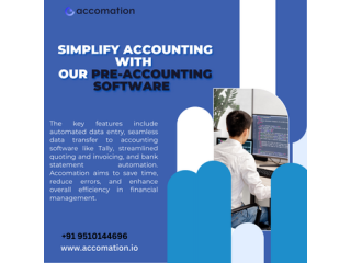 Best Pre-Accounting Software Experience with Accomation