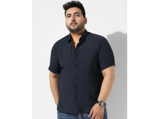 Textured Mens Shirts: The Best Online Platform to buy Plus size Shirt it