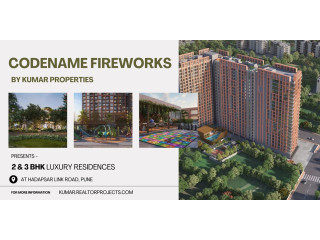 Kumar Codename Fireworks | New Launch Residential Project In Hadapsar Link Road Pune