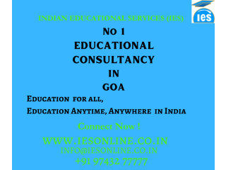 No 1 educational consultancy in Goa