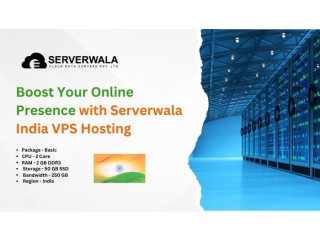 Boost Your Online Presence with Serverwala India VPS Hosting