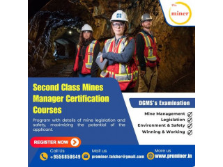 Prominer Second Class Mines Manager Certification Courses