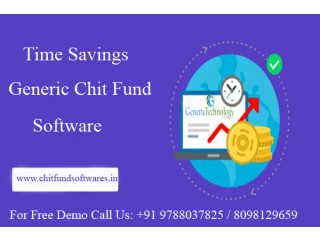 Time Saving Genericchit Chit Fund Software