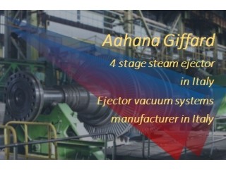 Necessary Business Requirements Using an Advanced 4 Stage Steam Ejector In All Over Italy