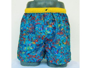 Tiki Teal Boxer Shorts