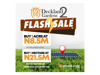 Lands For Sale at Deckland Gardens Phase 2, Tobalase, Ogun (Call 08099727472)