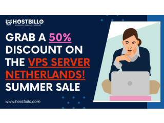 Grab a 50% discount on the VPS server Netherlands sale! Summer sale