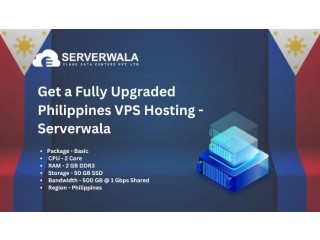 Get a Fully Upgraded Philippines VPS Hosting - Serverwala