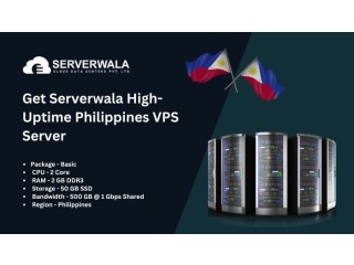 Get Serverwala High-Uptime Philippines VPS Server