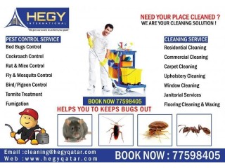 High Quality Cleaning & Pest Control Services In Doha Qatar