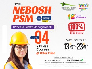 NEBOSH PSM Course in Qatar | Enhance Process Safety Management Skills