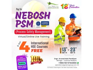 Develop a Safety Culture Thru Learning Nebosh PSM