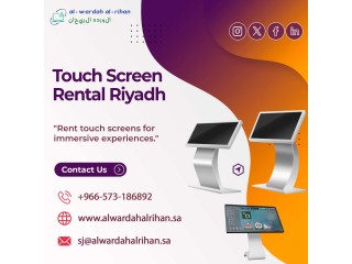 Advantages of Touch Screen Rental in Riyadh