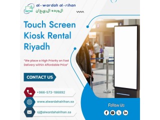 Where can I Find Best Touch Screen Kiosks Rentals in Riyadh?