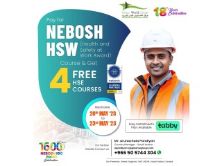 Stay Safe and Productive Learn Nebosh Course in KSA