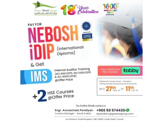 Learn the Art of Health and Safety by Nebosh I dip in KSA