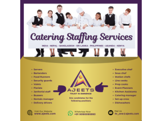 Best Catering Staffing Services from India