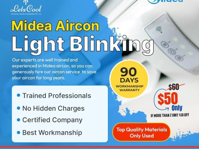 midea-aircon-light-blinking