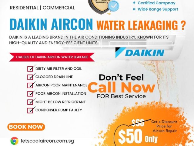 daikin-aircon-water-leaking