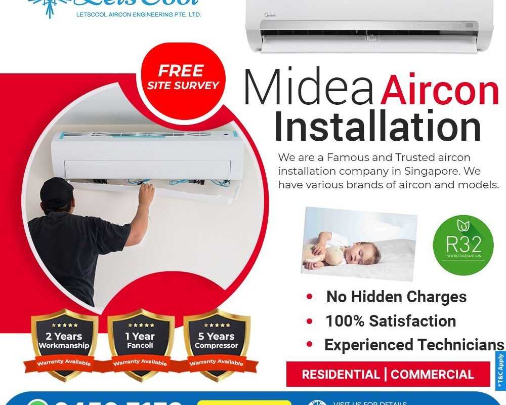 midea-aircon-installation