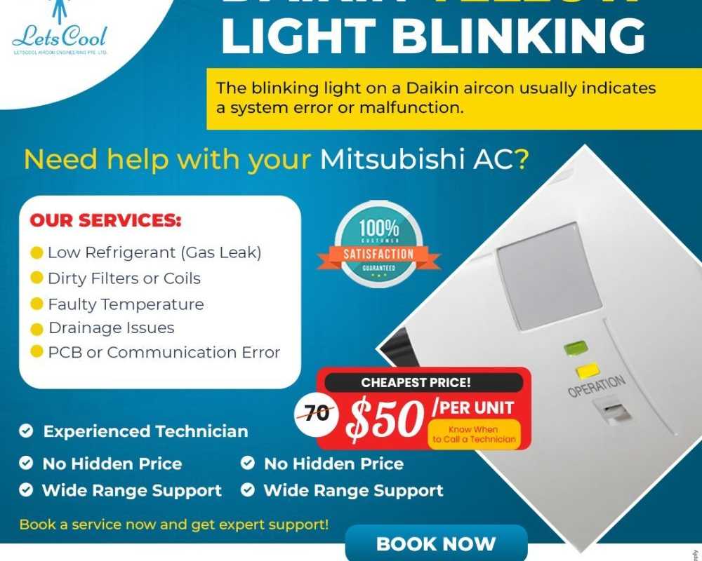 daikin-aircon-yellow-light-blinking