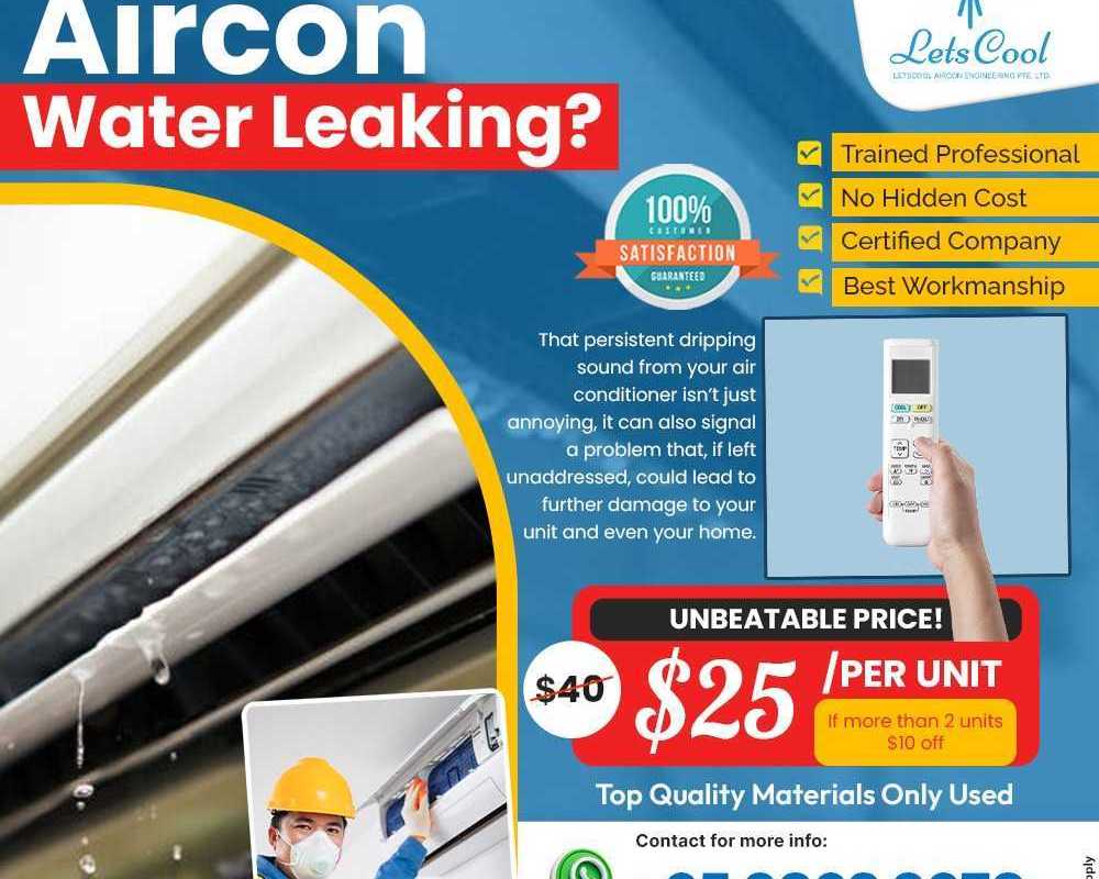 midea-aircon-water-leaking