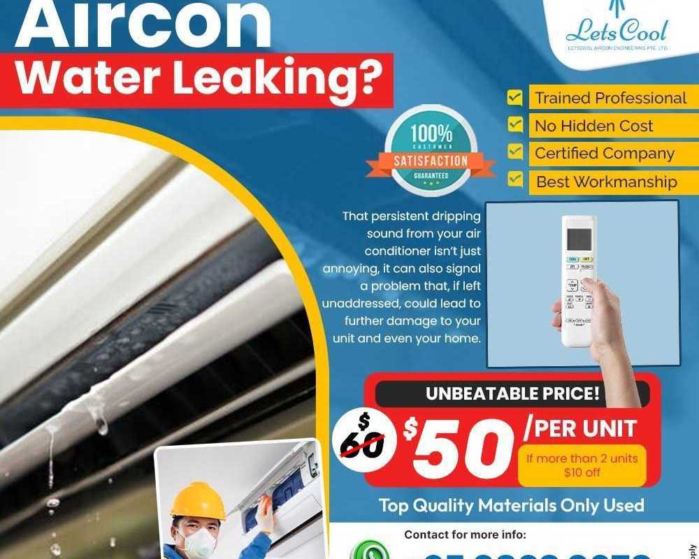 midea-aircon-water-leaking